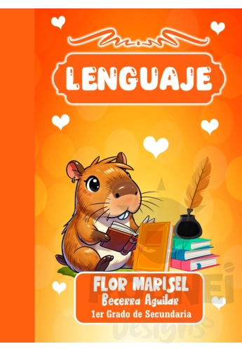 Capibara Portada Anaranjado Lenguaje